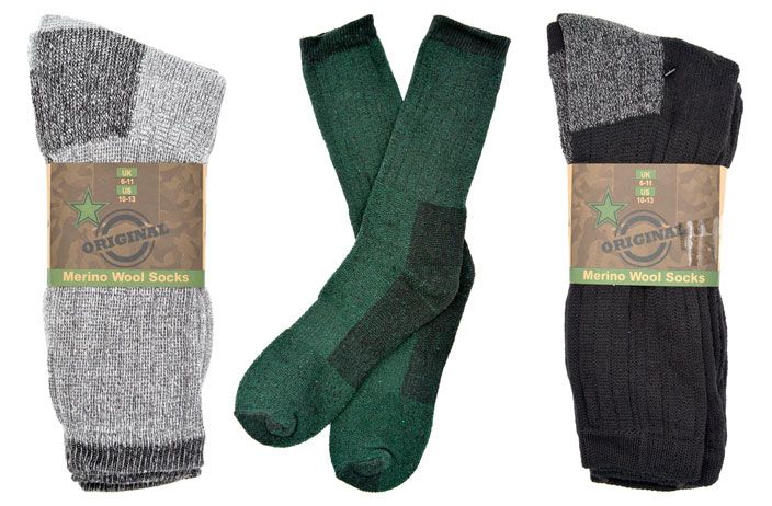 12 Pairs of Original Merino Wool Socks (2 Piece)