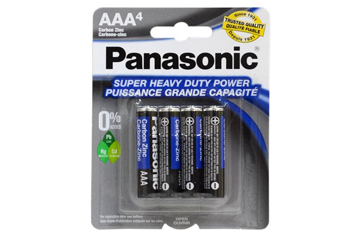 24 Packs of Panasonic Aaa Batteries (4 Pk)