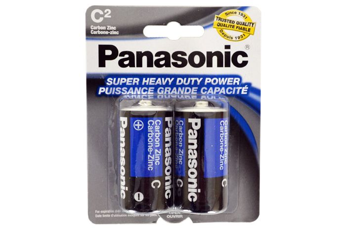 24 Wholesale Panasonic C Batteries (2 Pk)