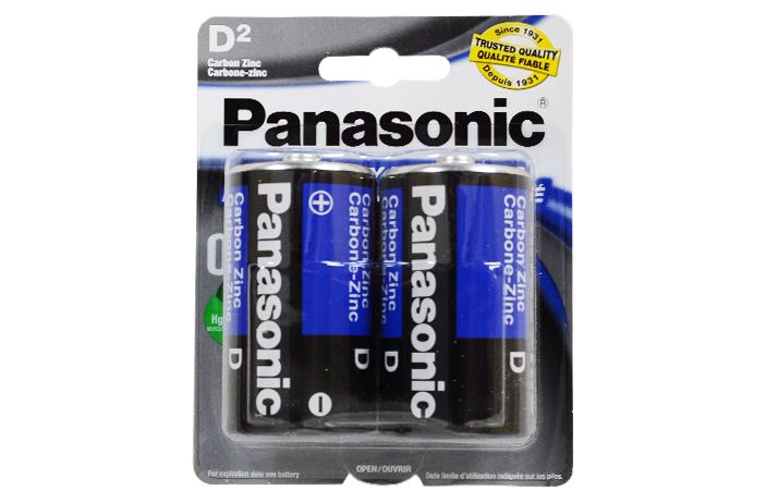 24 Packs of Panasonic D Batteries (2 Pk)