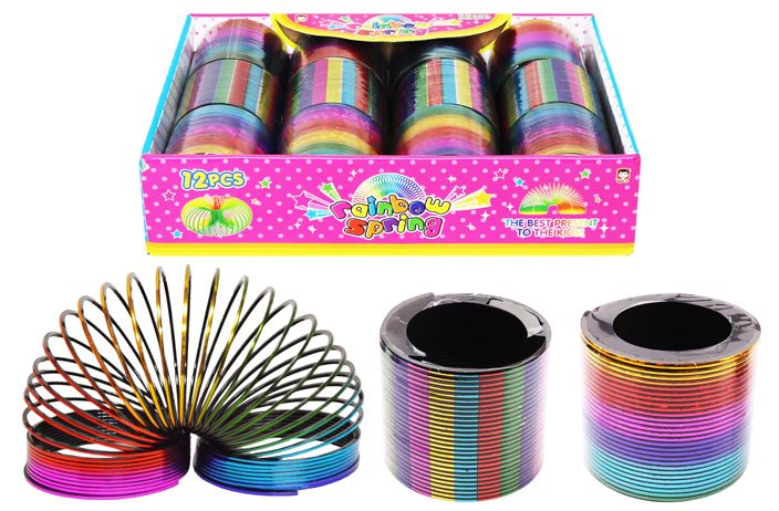 12 Wholesale Slinky (rainbow Metallic)