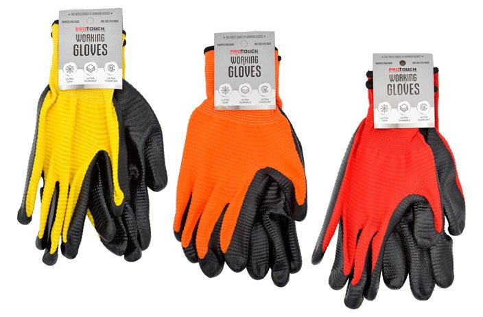 36 Pieces Work Gloves (assorted Colors) - Working Gloves