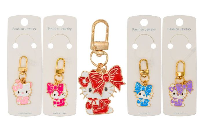12 Pieces Zipper Pull (kitty) - Key Chains