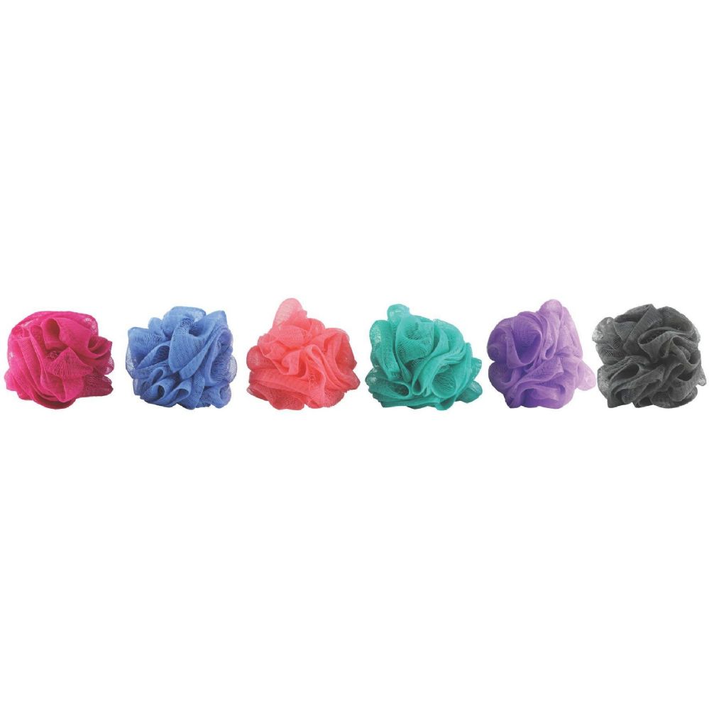 48 Pieces of 25gm Asst Mini Mesh Sponge C/p 48