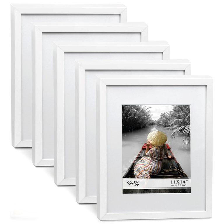 3 Wholesale 5pk 11 Inx14 In White Acrylic Frame For 8 Inx10 In Photos C/p 3