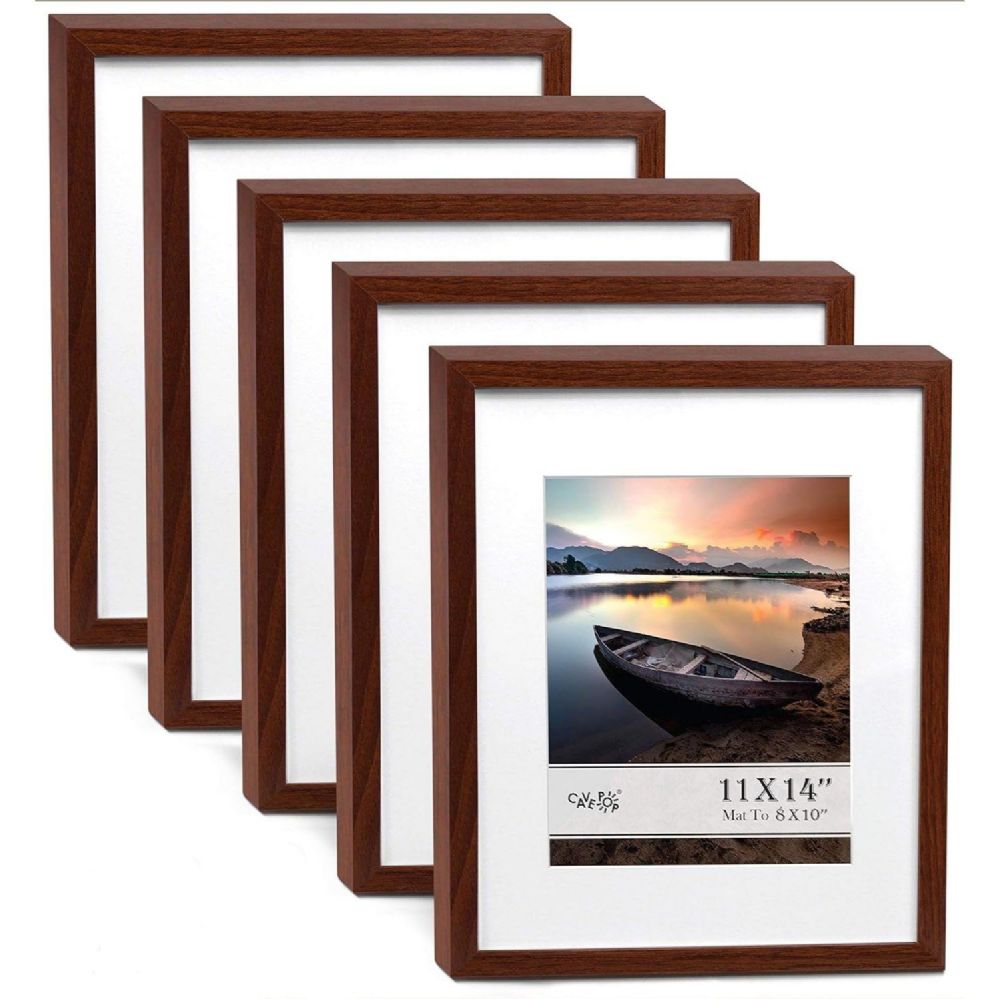 3 Wholesale 5pk 11 Inx14 In Walnut Wood Frame For 8 Inx10 In Photos C/p