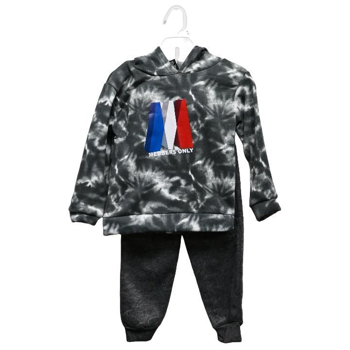 12 Wholesale 2pc Members Only Boys Hooded Set 3-Asst Size C/p 12
