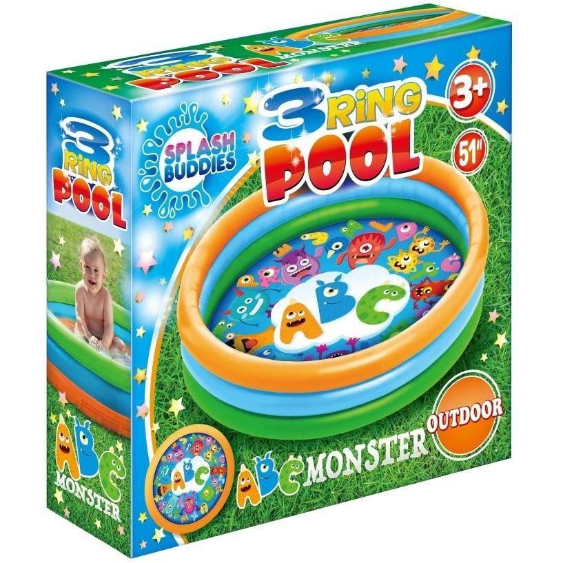 6 Wholesale Abc Monster 3-Ring Pool C/p 6