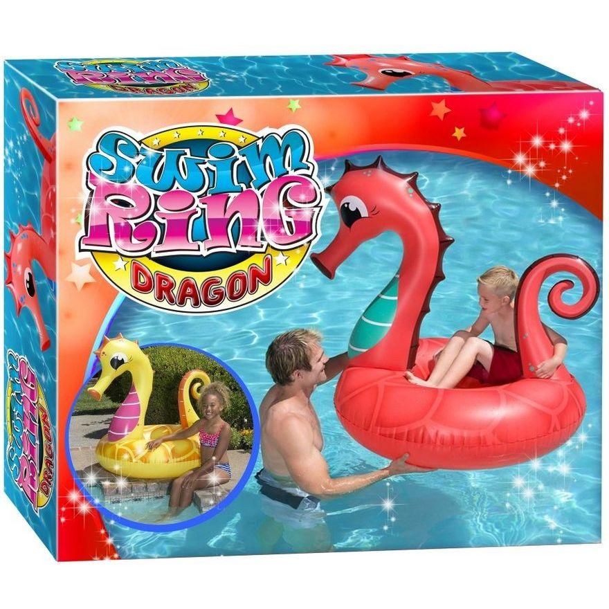 12 Wholesale Inflatable Seahorse Pool Float Ring C/p 12