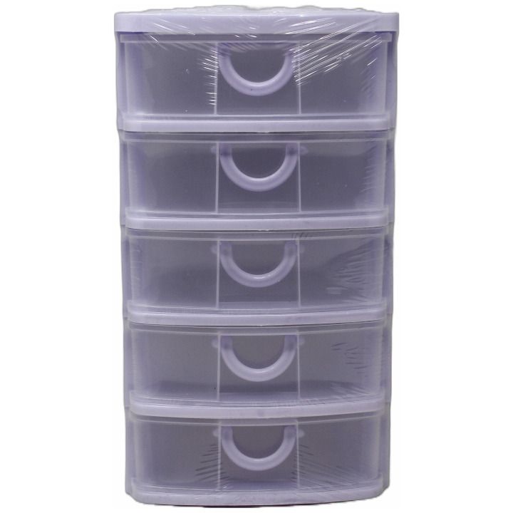 12 Wholesale London Fog 5-Drawer Purple Mini Organizer C/p 12