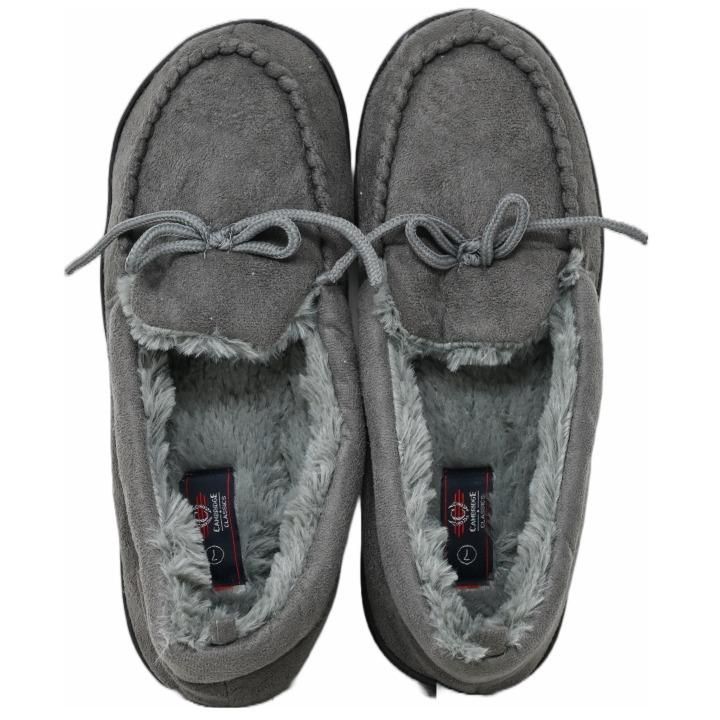 24 Pieces of Activ Pro Grey Men Moccasins Asst Size C/p 24