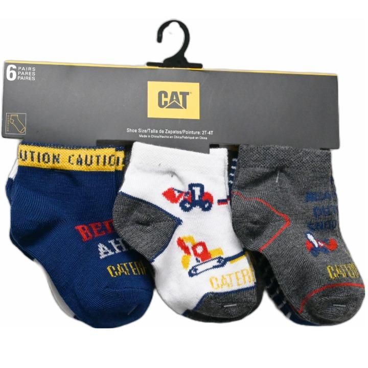 36 Pieces of 6pk 2T-4t Toddler Boys Heavy Duty Snoozer Qtr Socks C/p 36