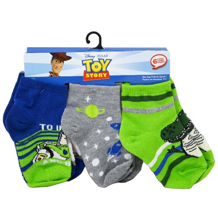 30 Wholesale 6pk Toy Story 4 Howdy Partner Qtr Socks C/p 30