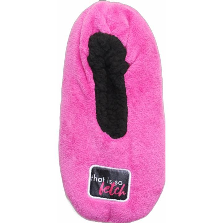 60 Wholesale 1pk Mean Girls So Fetch Snuggle Toe Pink Slippers Size 9-11 C/p 60