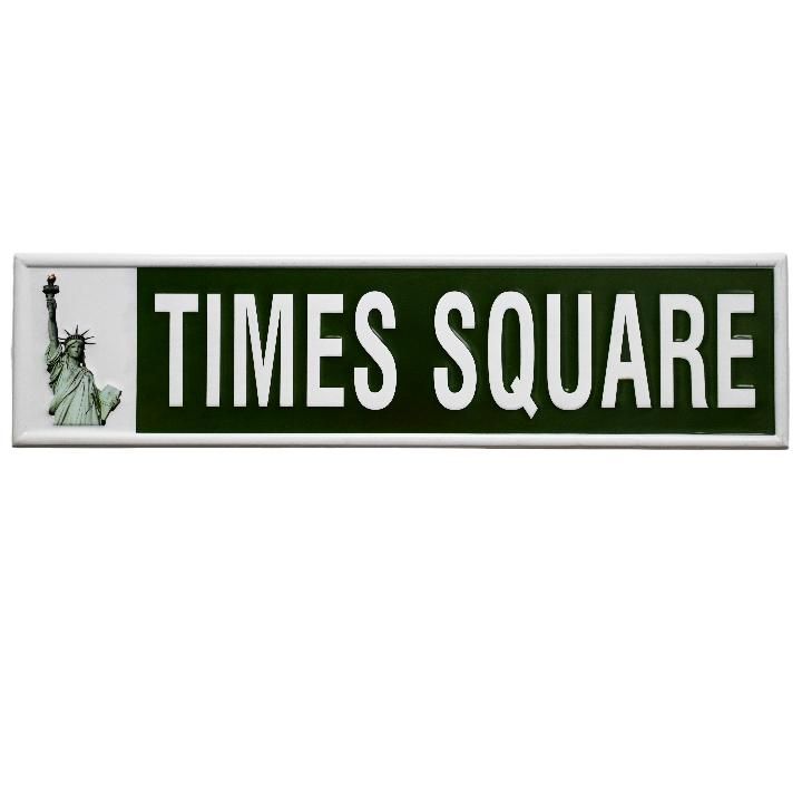 8 Wholesale 32 Inx8 In Embssd Times Square Metal Wall Sign C/p 8