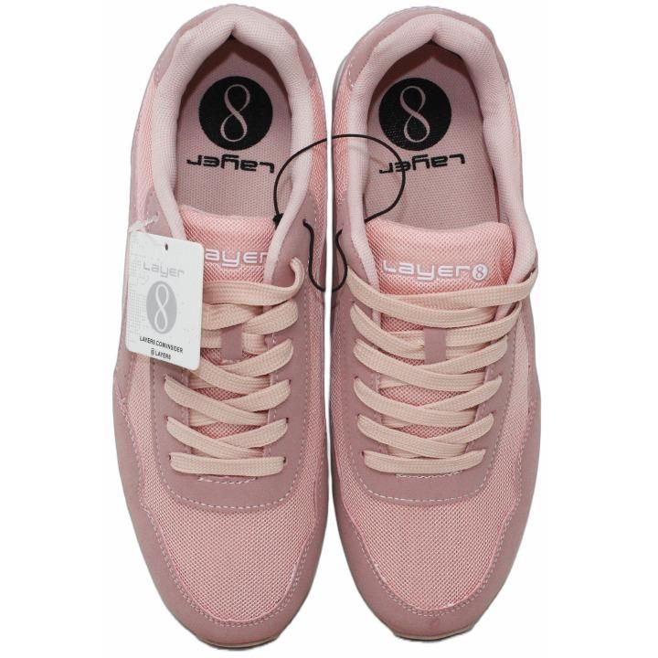 18 Wholesale Women Blush Vintage Sneaker Asst Size C/p 18