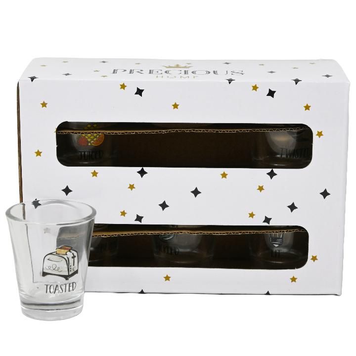 12 Pieces of 6pc 1.7oz Buzzed Shot Glass Set C/p 12