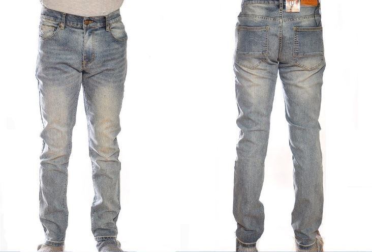 12 Pieces Men's Fashion Stretch Denim Jeans Pack B - Mens Jeans