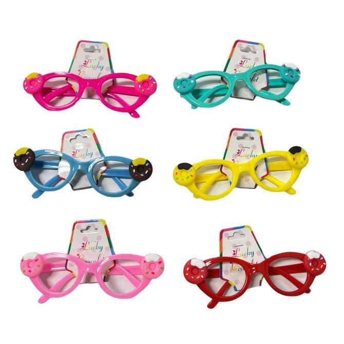 12 Pieces Children's Novelty Party Glasses [donuts] - Party Favors