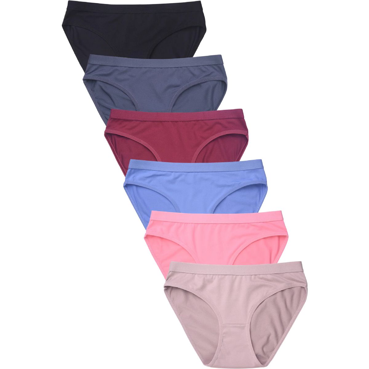 6 Wholesale Yacht & Smith Womens White Underwear, Panties In Bulk, 95%  Cotton - Size 2xl - at 