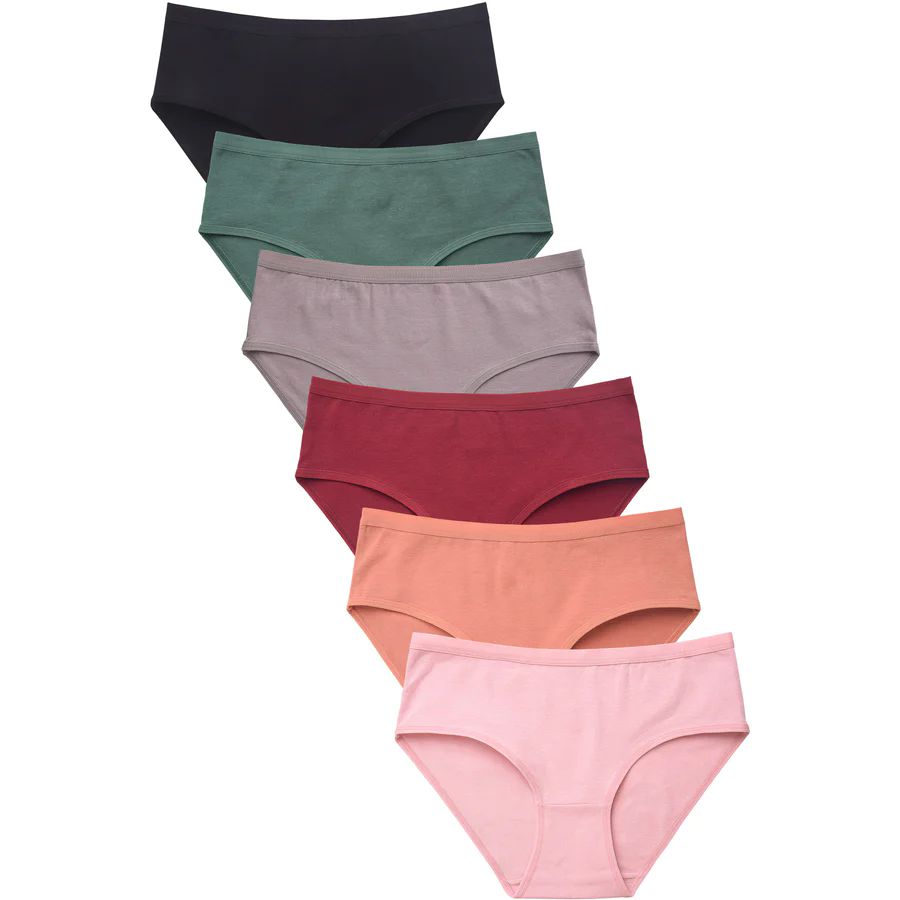 432 Pieces Mamia Ladies Extended Cotton Bikini Panty - Womens Panties & Underwear