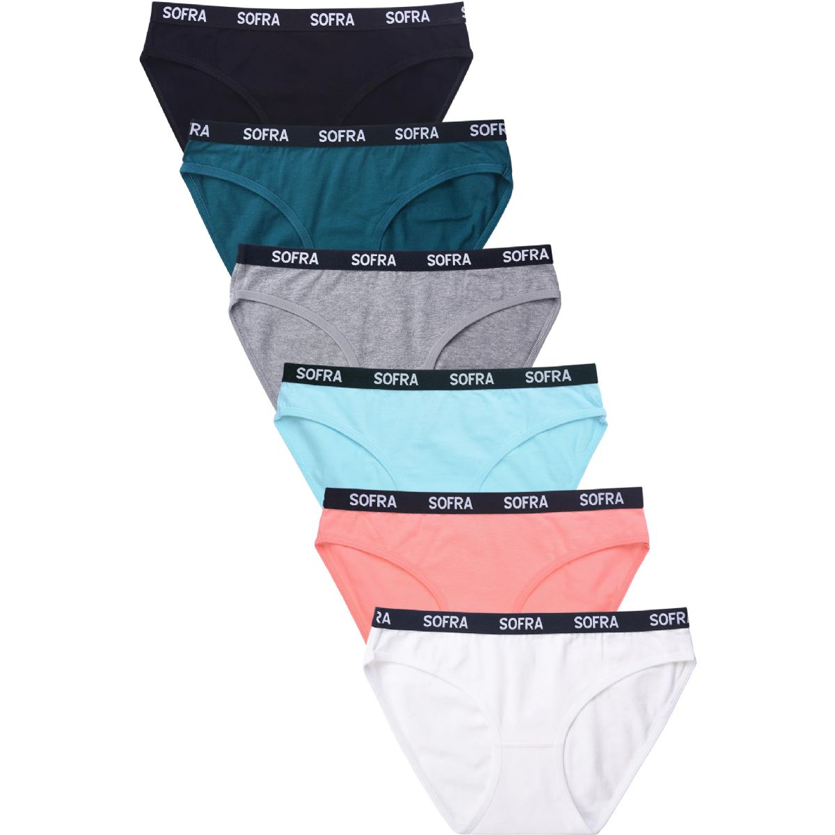 432 Pieces Sofra Ladies Cotton Bikini - Womens Panties & Underwear