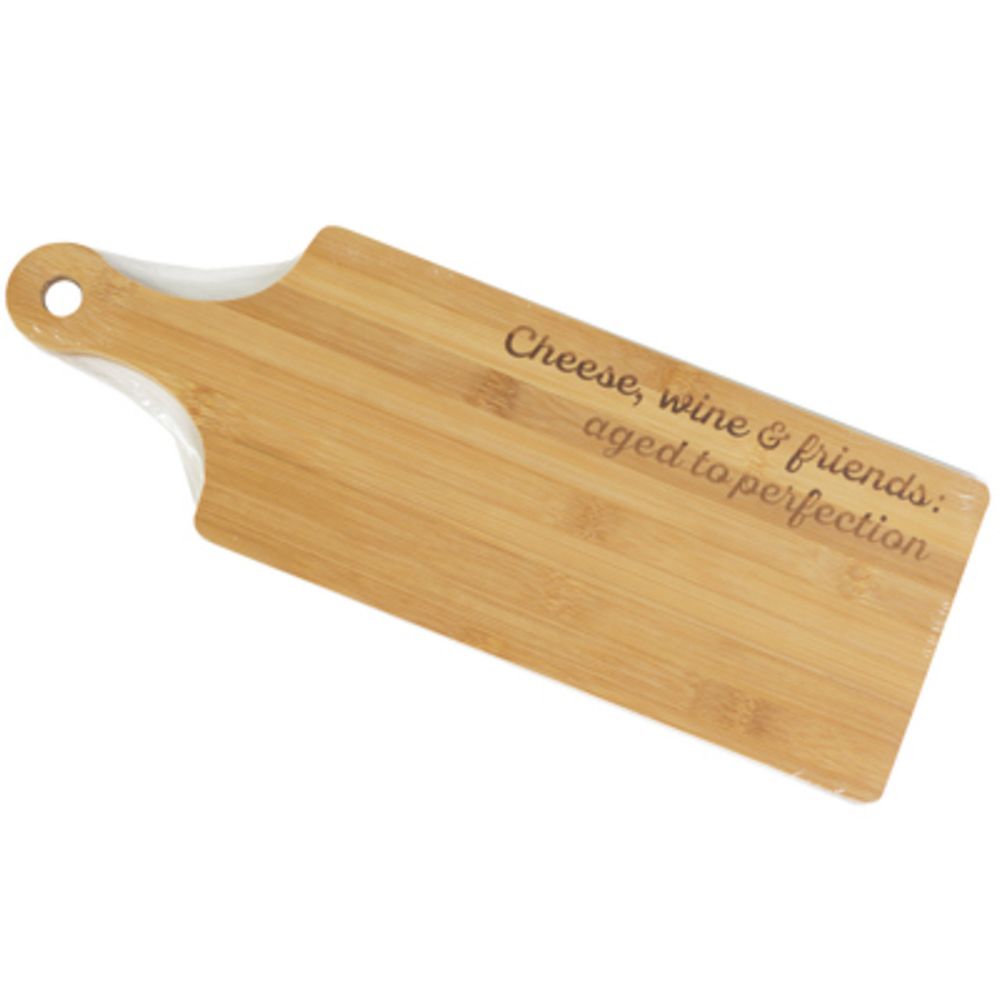 24 pieces of Cheese Board Wine 8.5x5 Bamboo