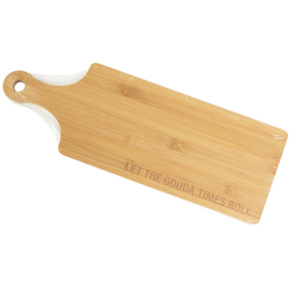 24 pieces of Cheese Board Gouda Times 8.5x5 Bamboo