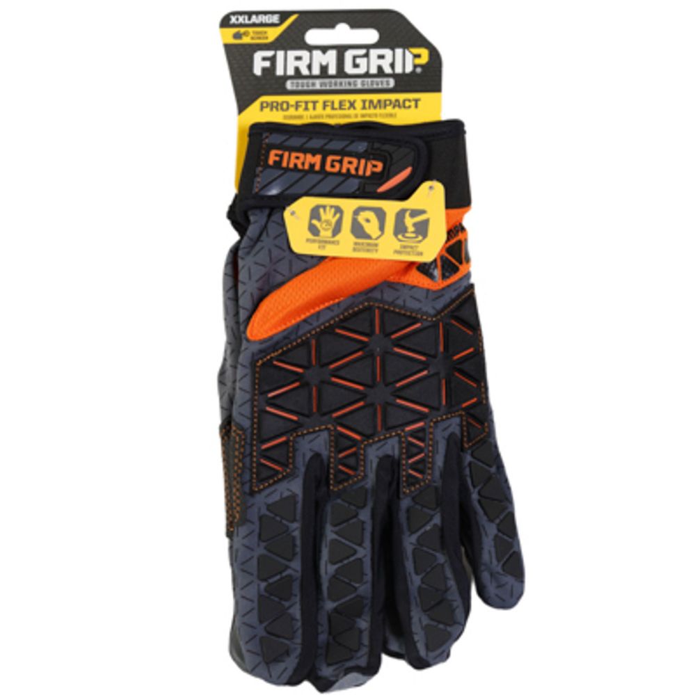 72 pieces Gloves PrO-Fit Flex Impact Xxlarge W/touchscreen Firm Grip - Working  Gloves - at 