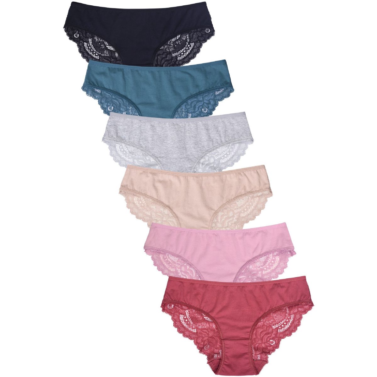 432 Pieces Mamia Ladies Lace Thong Panty Size S-xl - Womens