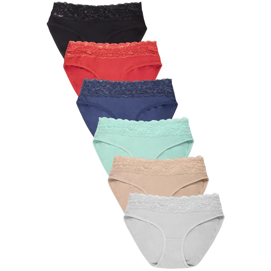 432 Pieces of Sofra Ladies Cotton Bikini Panty