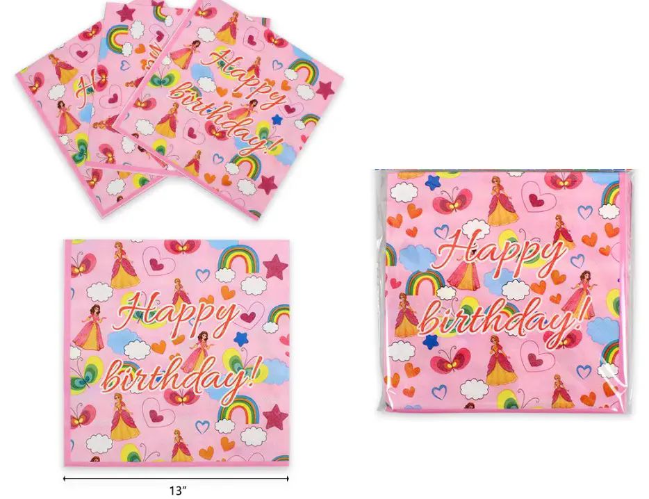 120 Pieces 20pc Princess Tissue Paper - Party Paper Goods