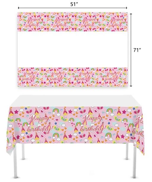 240 Pieces of 51 Inch X 71 Inch Princess Table Cover