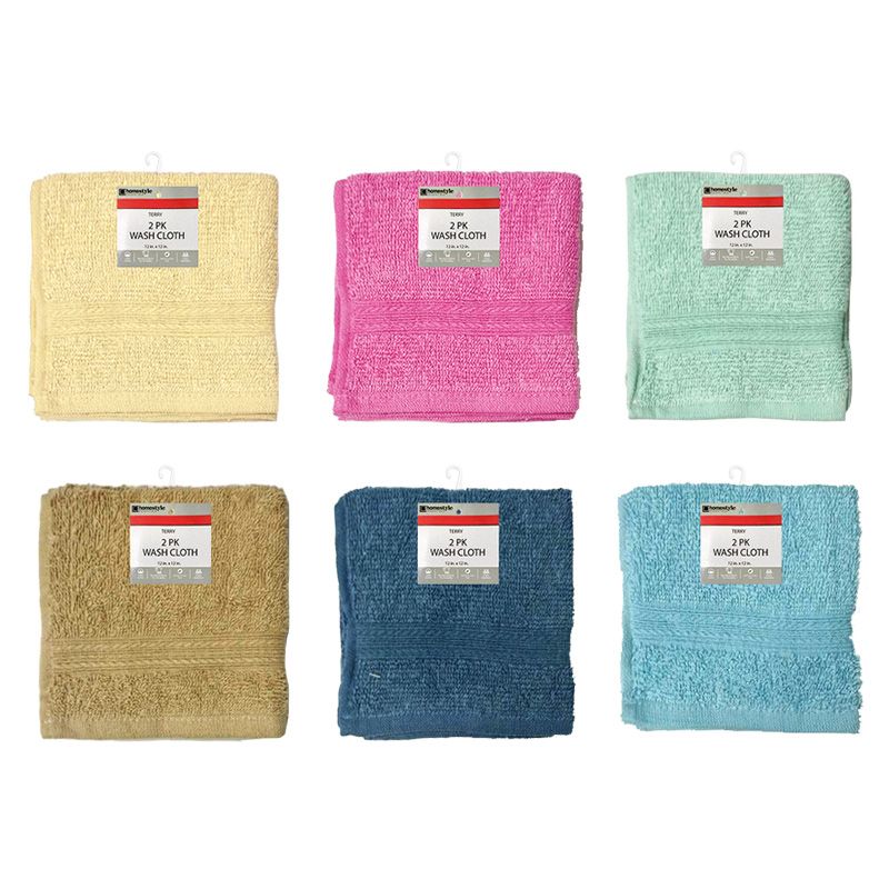 Mainstays Microfiber Assorted Solid Colors Dishcloths, 18 Piece 