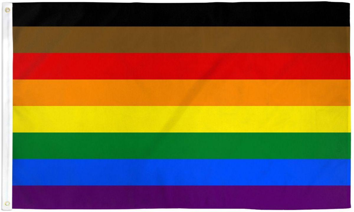 24 Pieces 3'x5' Philly Rainbow Flag - Flag