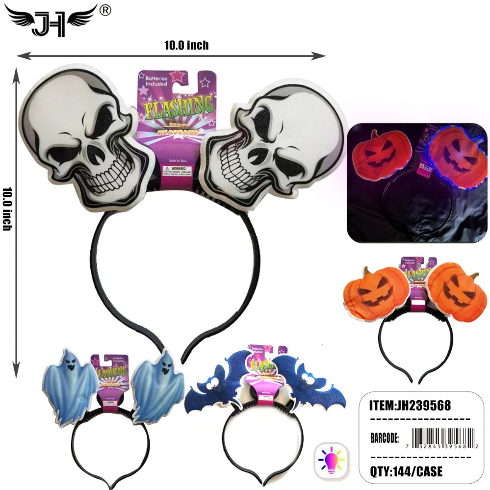 24 Pieces of Flashing Halloween Headband