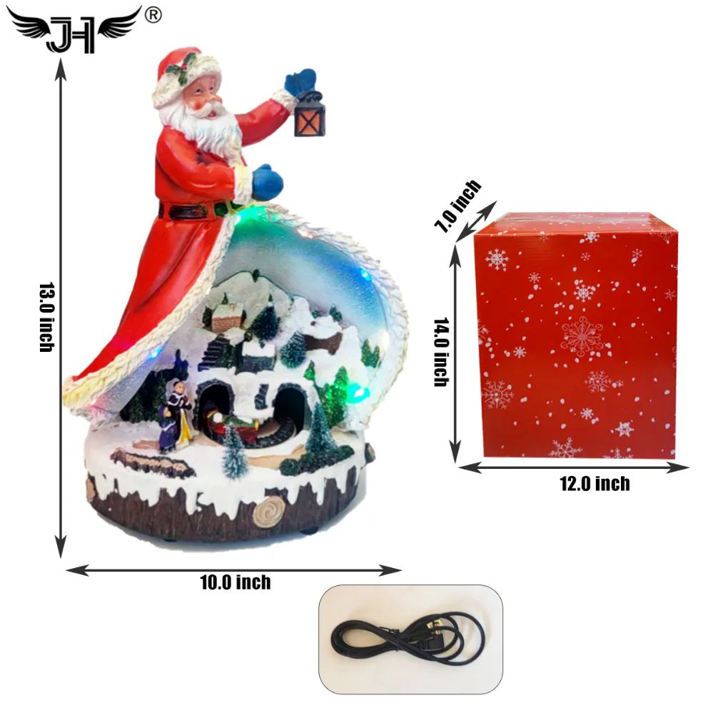 4 Pieces Christmas StatuE-Christmas Santa Decoration - Christmas Decorations