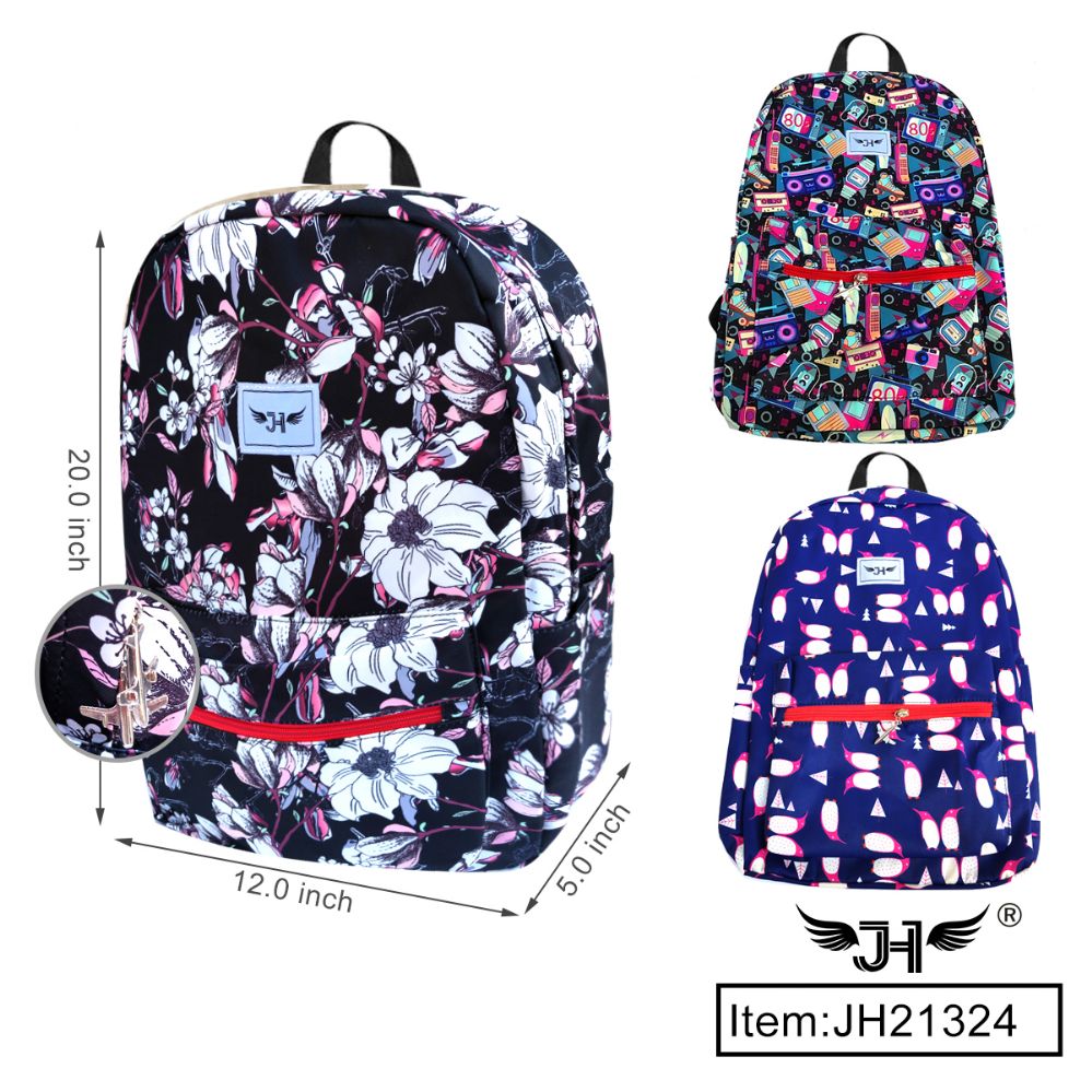 24 Pieces Backpack - Mix 3 Style 20"x12"x5" - Backpacks 18" or Larger