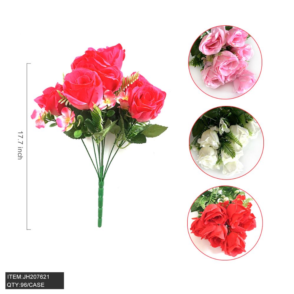 24 Pieces of Mix Color Rose Artifical Flower