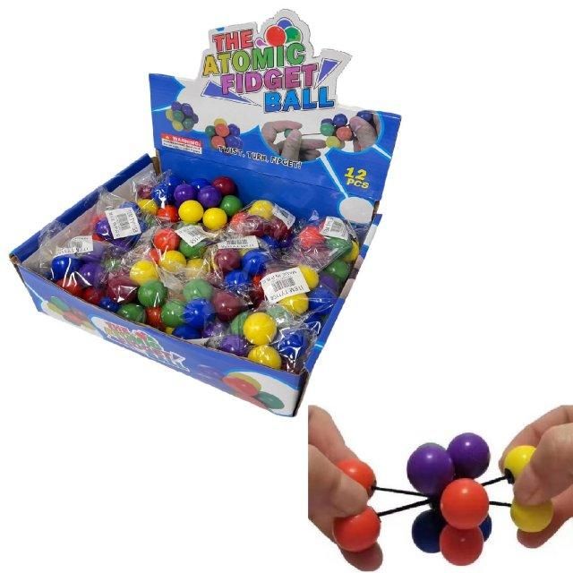24 Pieces of Atomic Fidget Ball Toy