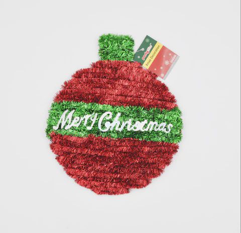 72 Pieces of 11x10" Xmas Tinsel Ball