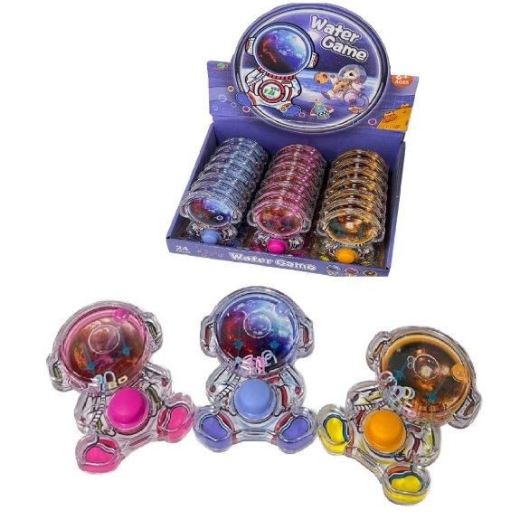 24 Pieces Handheld Travel Water Game [spaceman] - Summer Toys