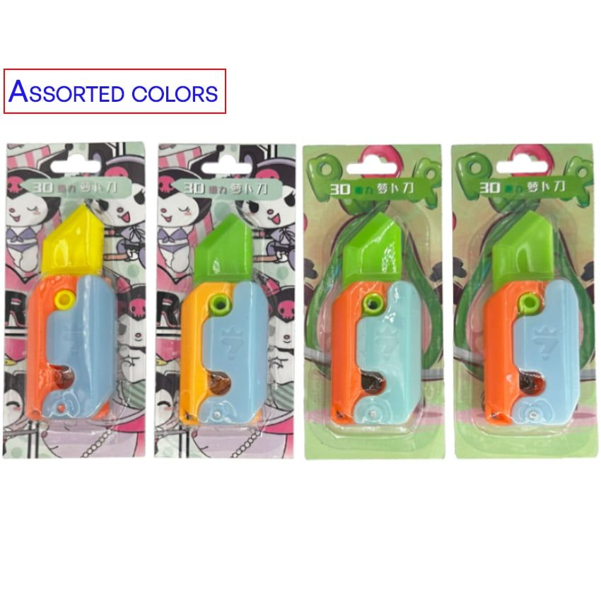 12 pieces of Luminous Fidget Knife Toys with Assorted Colors