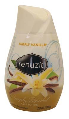 12 Pieces of Renuzit Air Freshener 7 Oz Scent Swirls Vanilla Apricot Almond