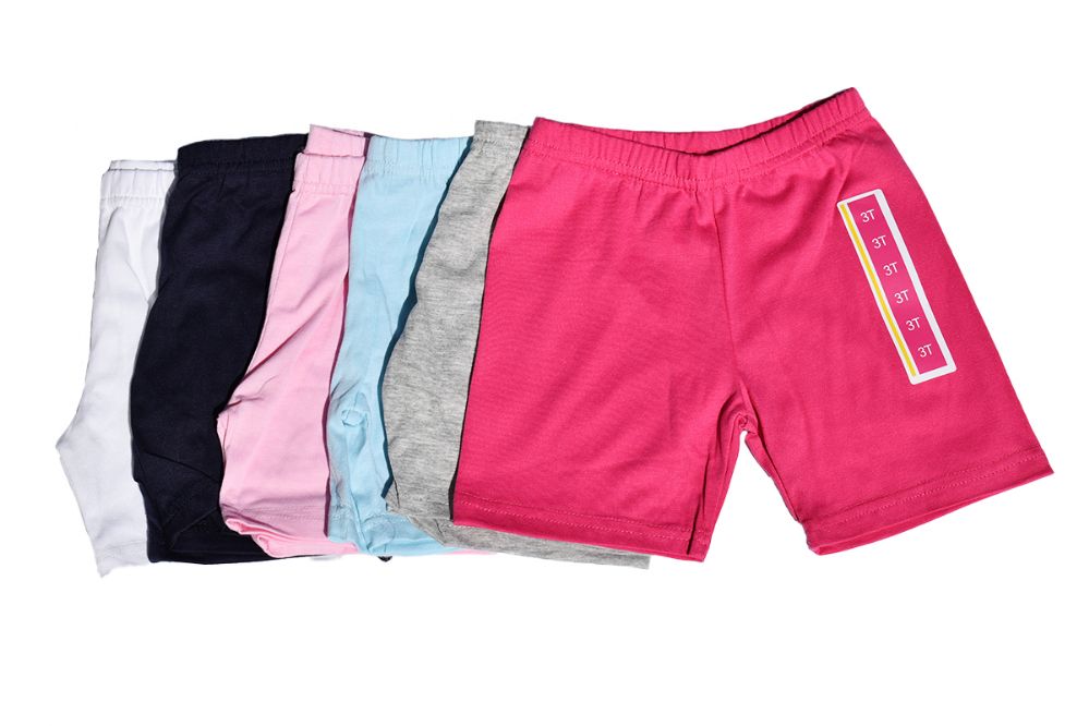 288 Pieces Netural Gender Colored Short Legging 5T-8t - Baby Apparel
