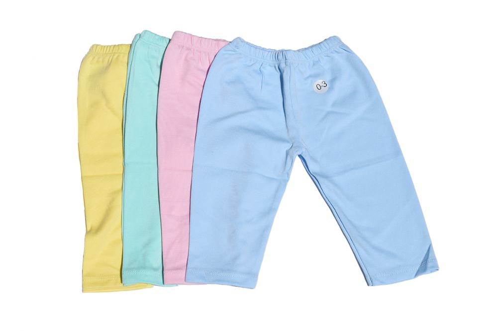 300 Pieces Netural Gender Pastel Colored Long Pants (0-9) - Baby Apparel