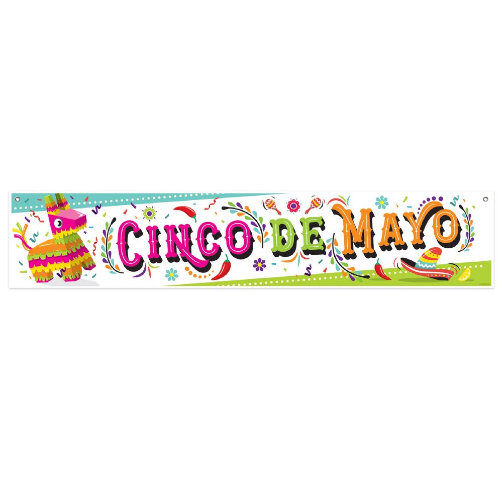 12 pieces of Cinco De Mayo Banner