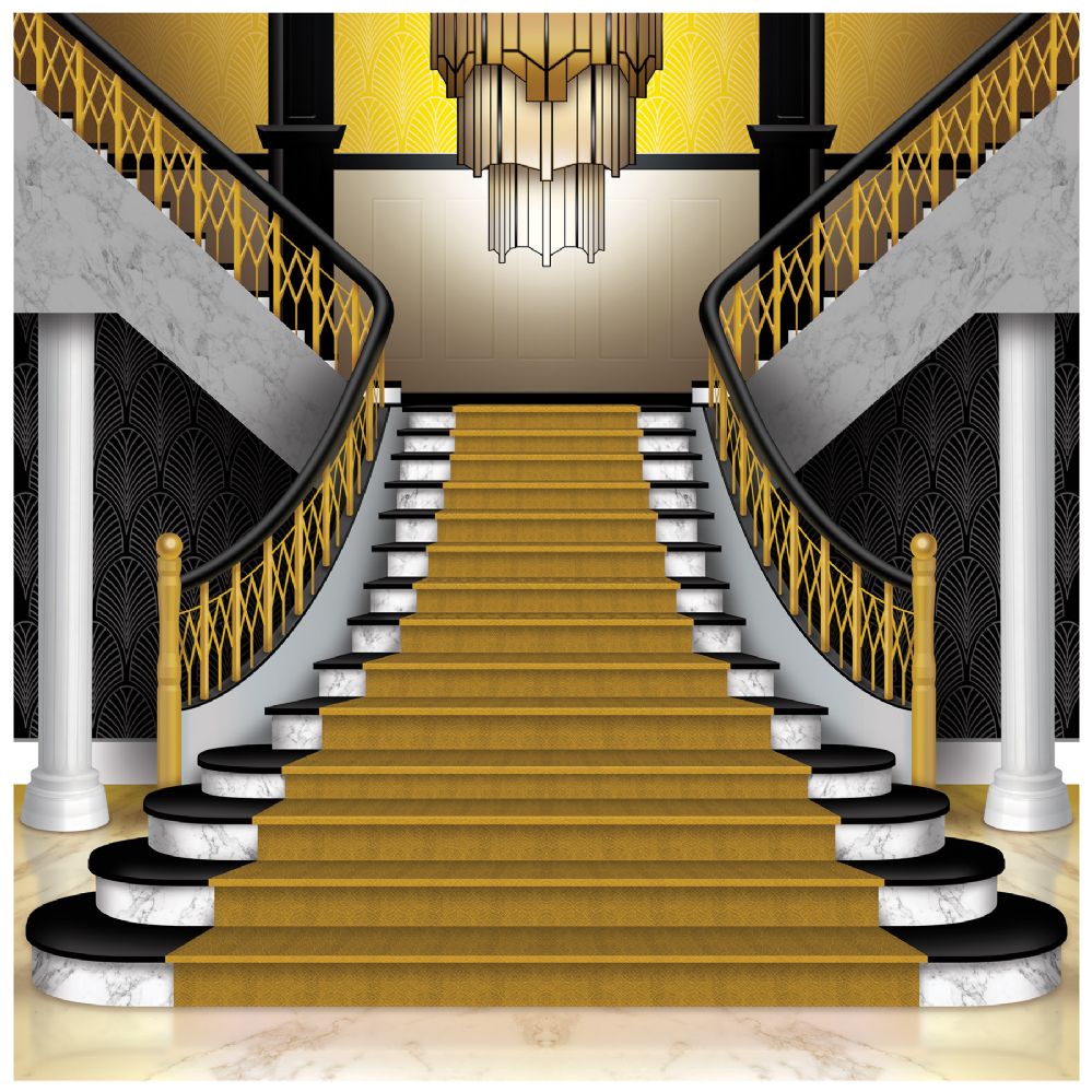 Great 20's Grand Staircase Photo Prop - Photo Prop Accessories & Door Cover