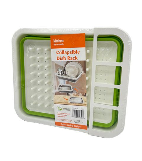 12 Pieces of Kitchen Collapsible Dish Rack