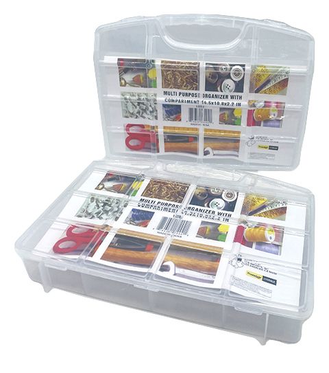 24 Pieces Multi Purpose Organizer 14.5x10.8x2.2 in - Storage & Organization